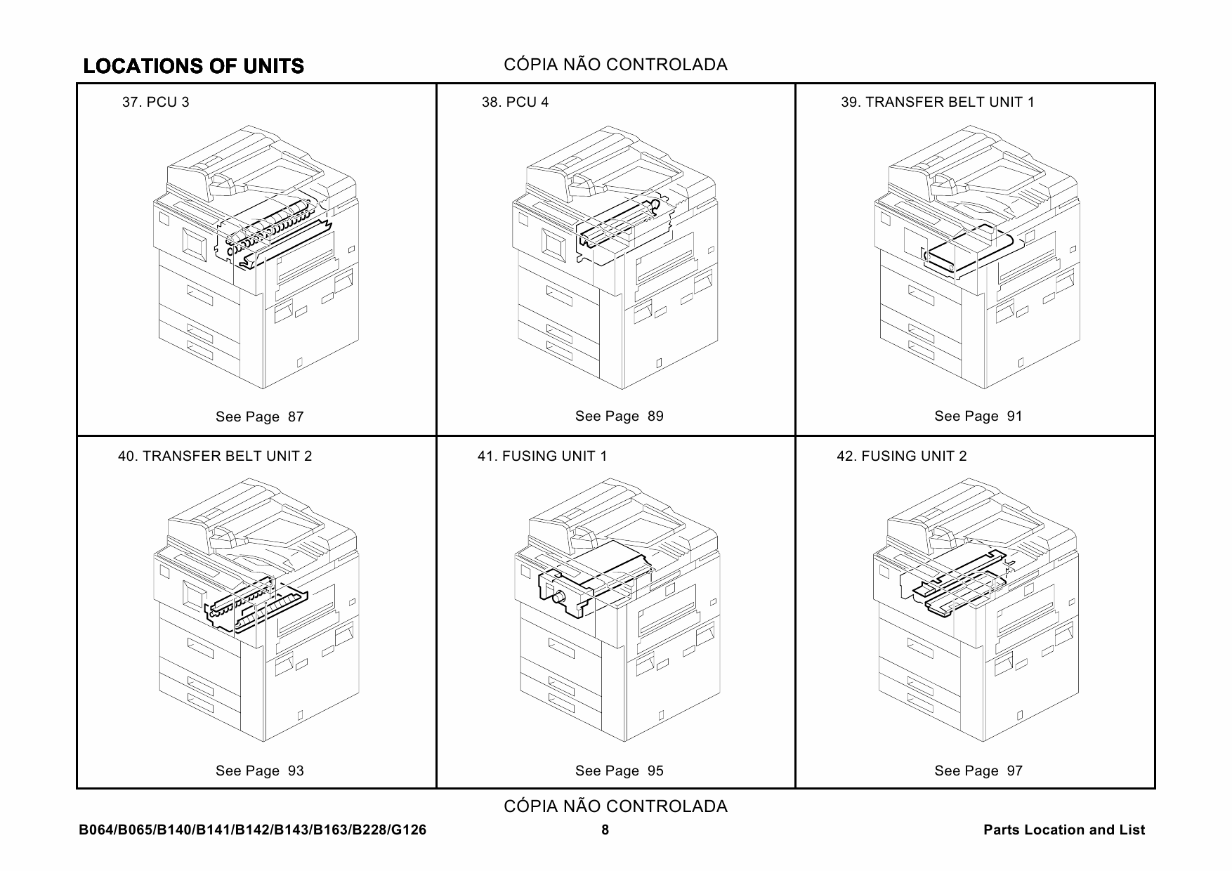 RICOH Aficio AP-900 G126 Parts Catalog-2